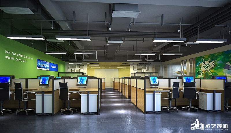 ACE集團辦公樓裝修設計 開放辦公區域 ACE集團辦公樓裝修設計 開放辦公區域