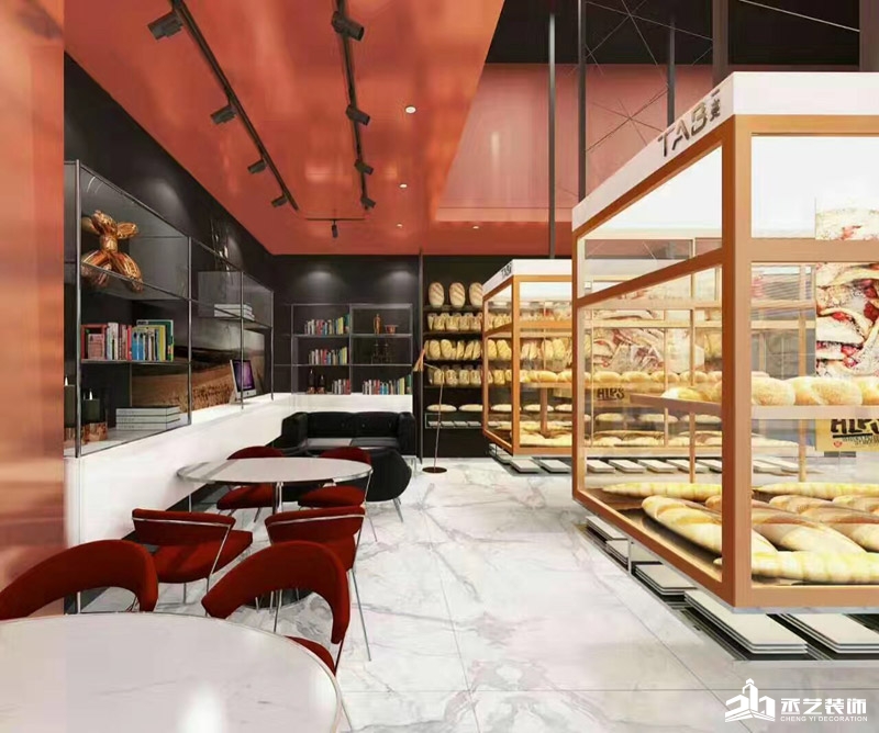 TAB 一克麵包店餐飲設計 展示區設計