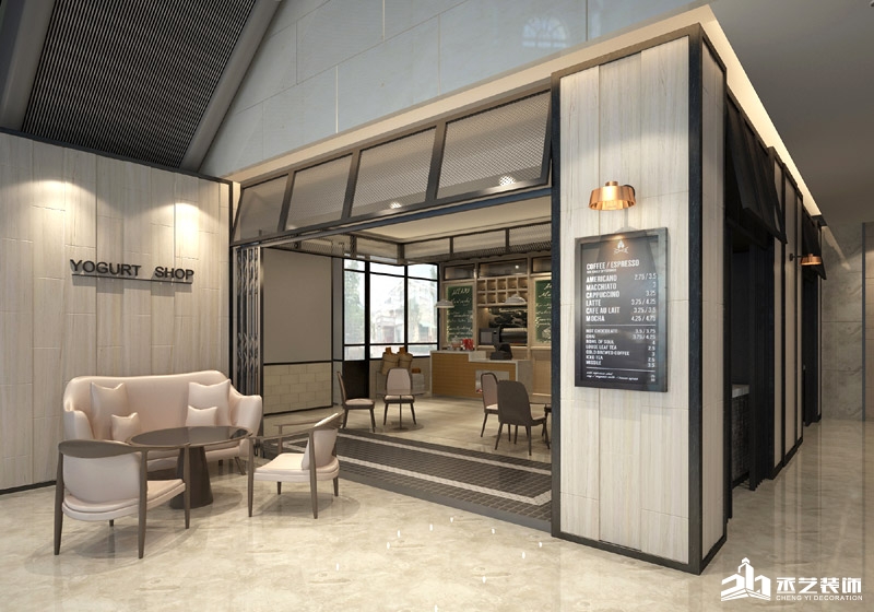 歸本主義廣州咖啡廳設計裝修