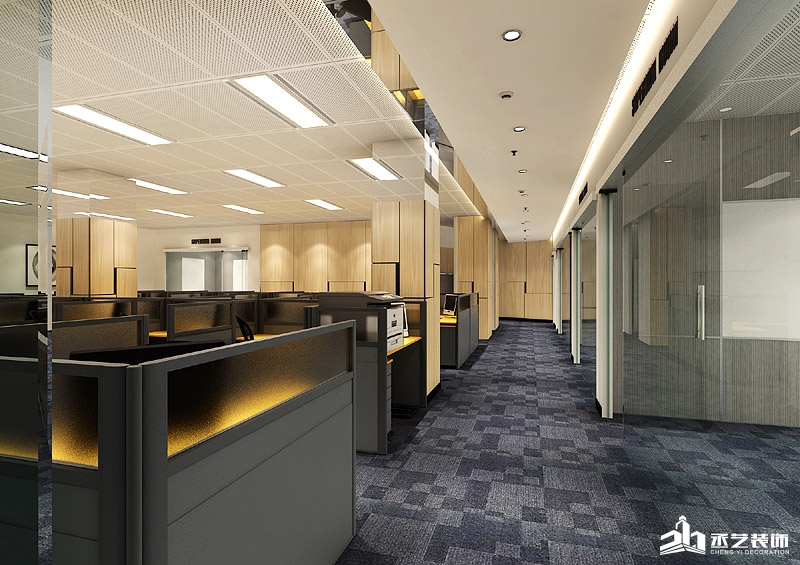 創馬廣州市創馬投資有限公司寫字樓辦公裝修 辦公區設計