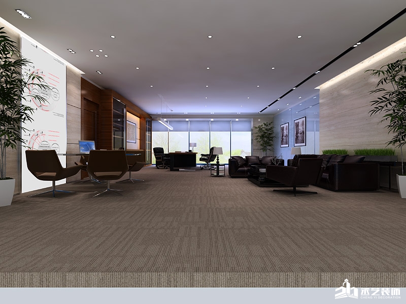 廣州市番禺永基管樁有限公司裝修辦公室 老總室