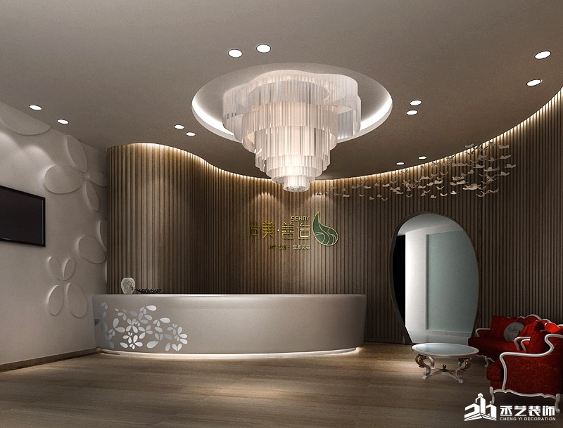 尚美善造美容院裝修設計 大堂