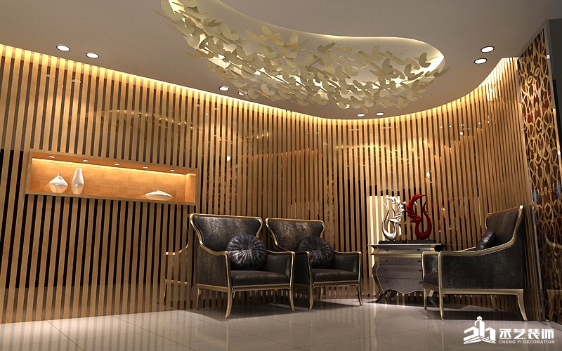 尚美善造美容院裝修設計 二樓休閑區