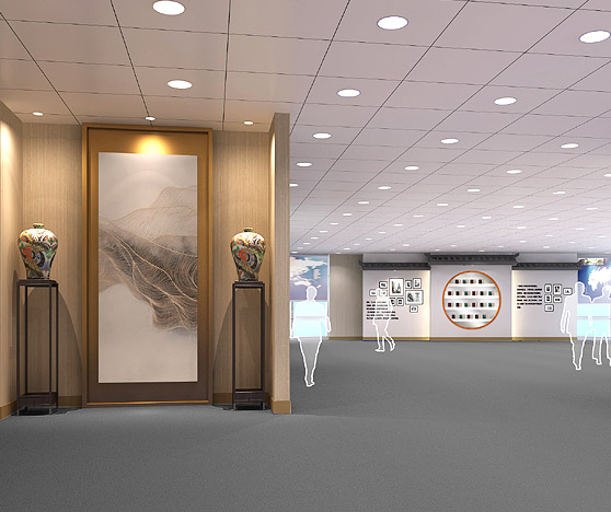 廣州市出入境管理局對外事務交流展廳設計裝修
