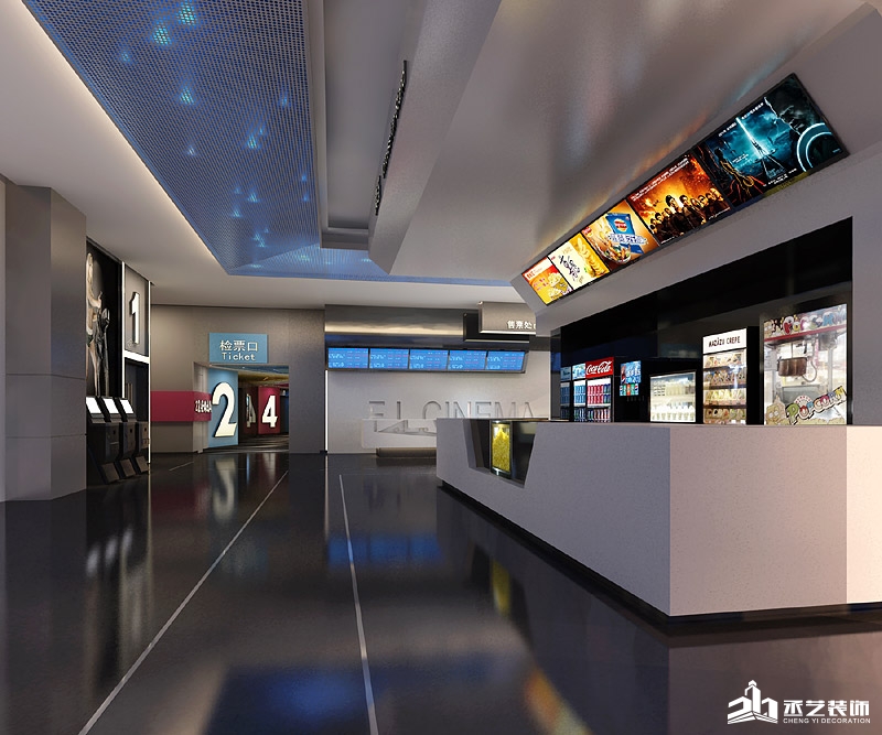 凡力電影院設計裝修 小賣區