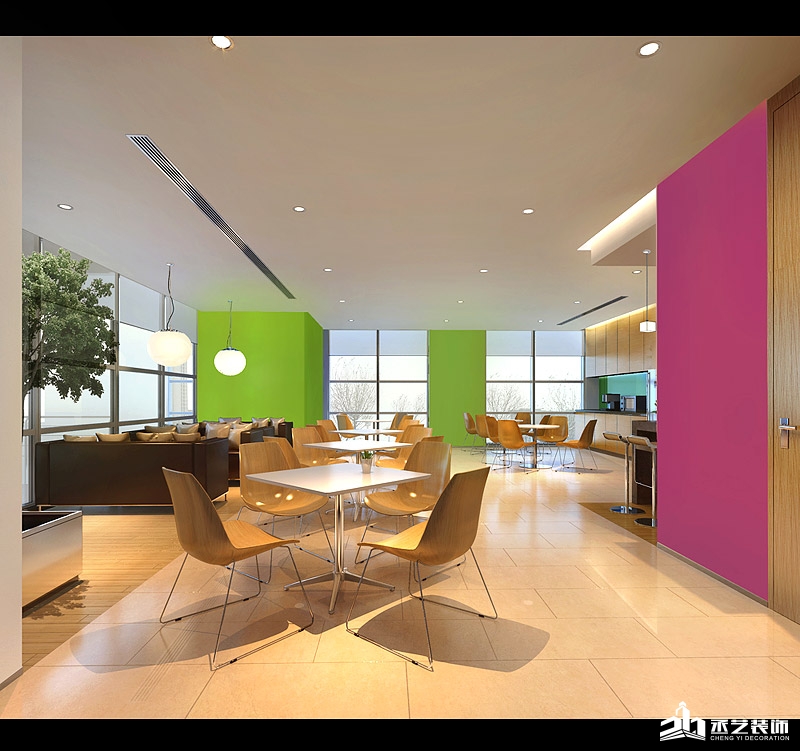 橙果設計裝修 洽談區