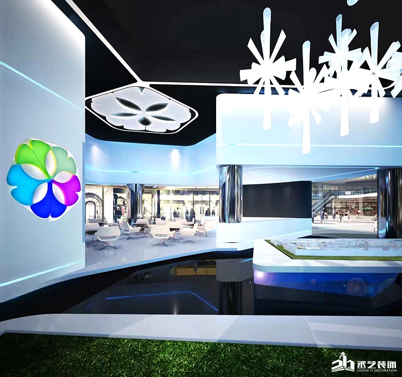 清遠職教城展廳設計裝修