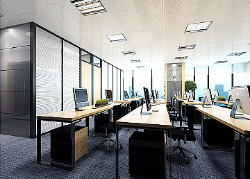 廣州旗興精密器材有限公司辦公寫字裝修