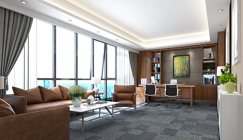 廣州化妝品公司辦公室裝修 總經理室