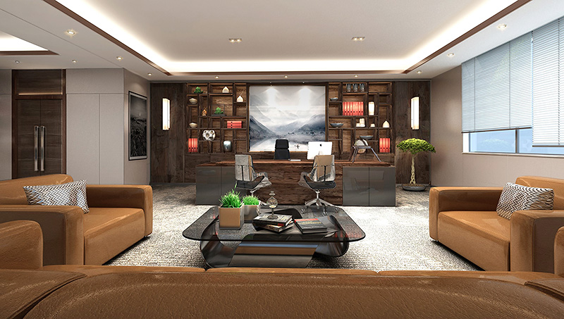 維傑斯通電氣廣州辦公室裝修設計 老總室